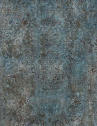 Blu Persiano Tappeto Vintage 270 x 254 cm - view 1