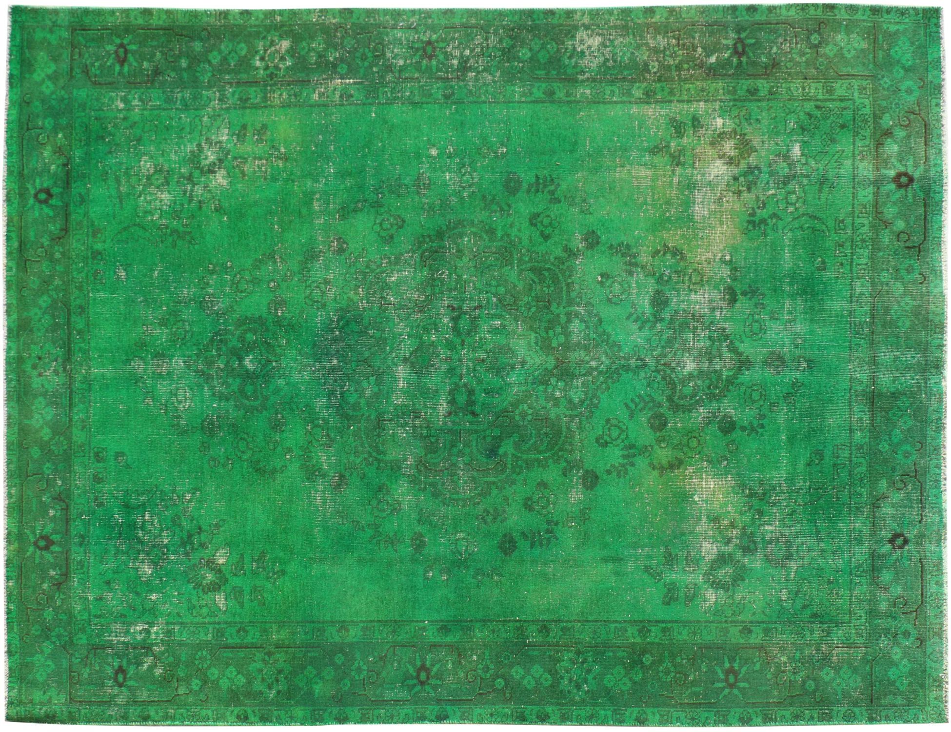 Vintage Perserteppich  grün <br/>280 x 205 cm