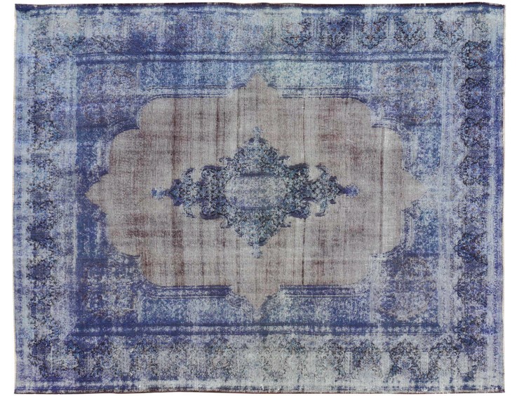 Blau Persien Vintage kerman  384 x 283 cm