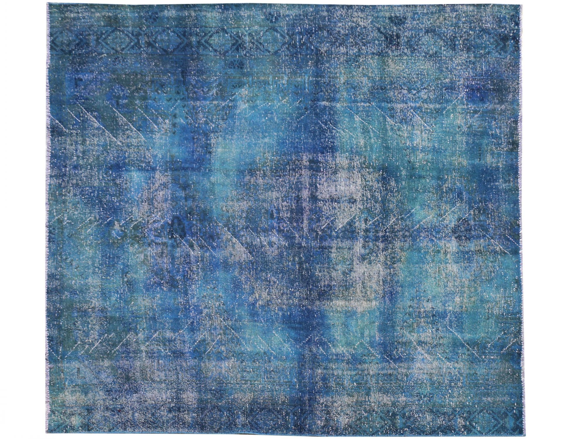 Tappeto Vintage  blu <br/>264 x 241 cm