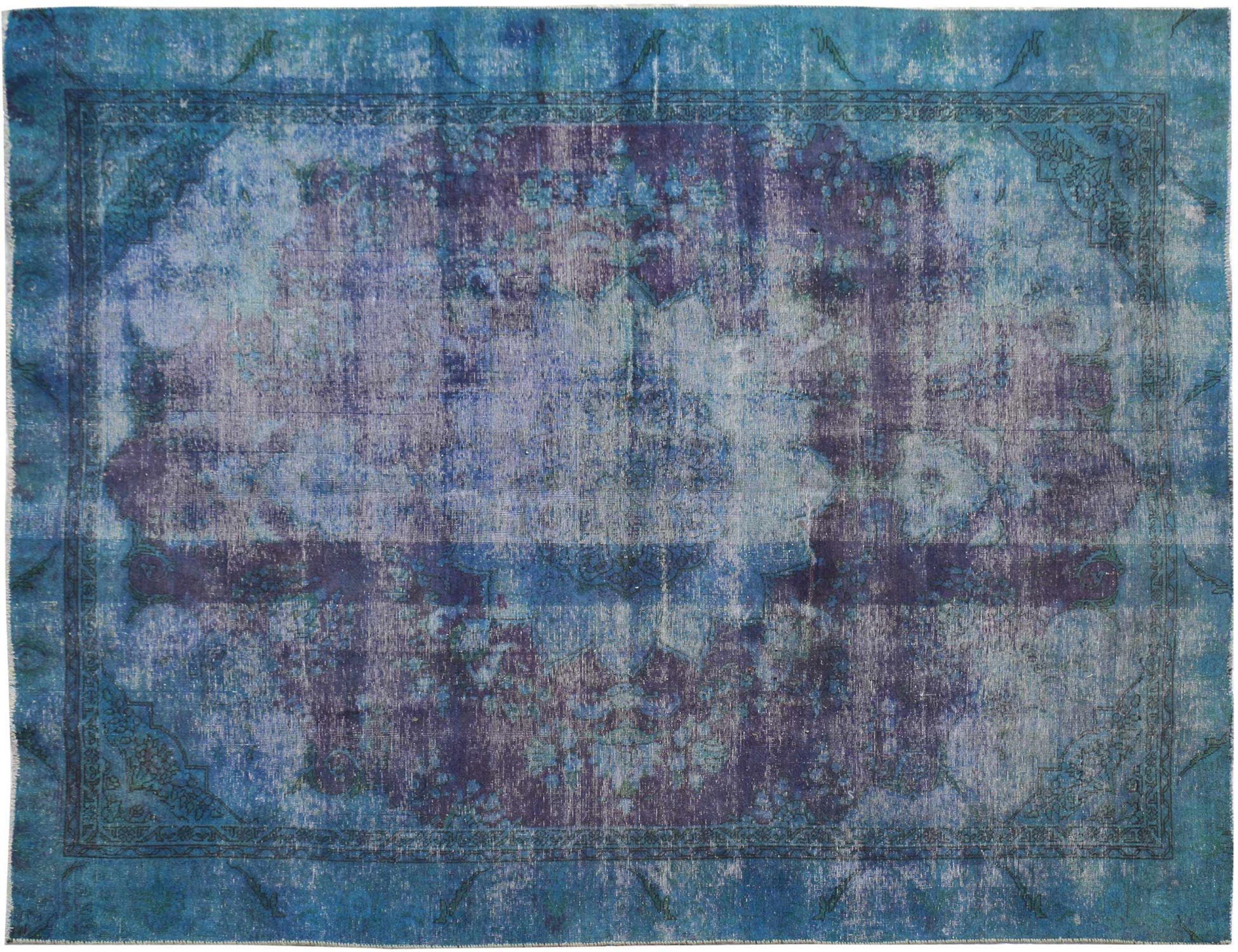 Tappeto Vintage  blu <br/>300 x 226 cm