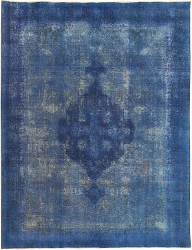 Vintage Perserteppich 347 X 272 blau