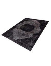 Schwarz Persien Vintage Perserteppich  250 x 167 cm