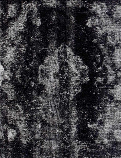 Schwarz Persien Vintage Perserteppich  385 x 288 cm