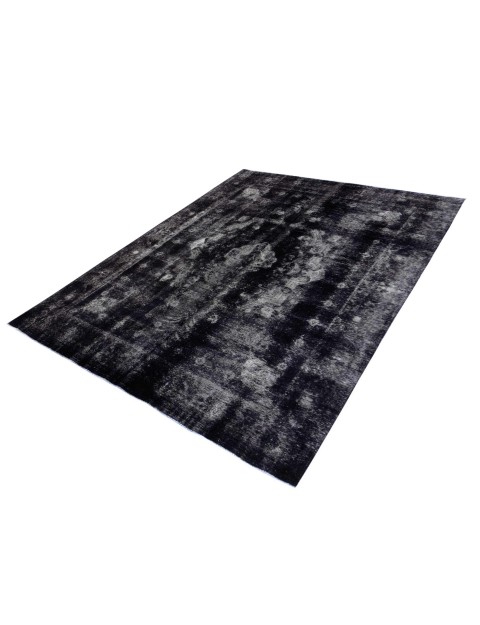 Schwarz Persien Vintage Perserteppich  385 x 288 cm