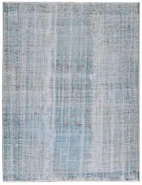  Vintage Tapis 256 X 177 bleu