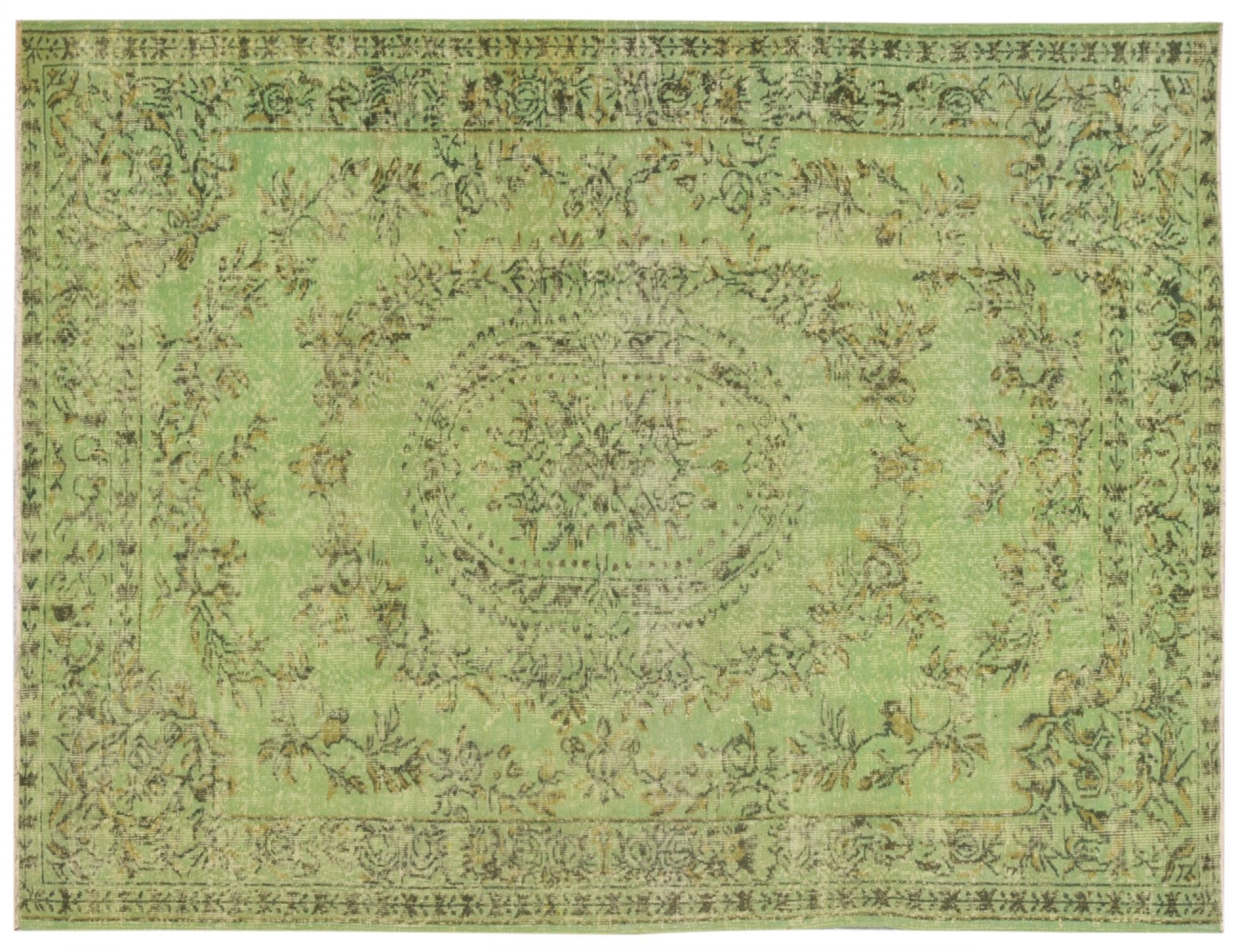 Tappeto Vintage  verde <br/>284 x 190 cm