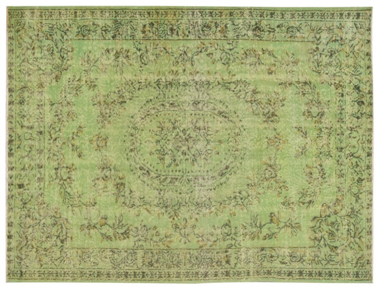 Verde Turco Tappeto Vintage 284 x 190 cm