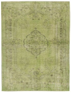 Alfombra vintage 279 X 185 verde