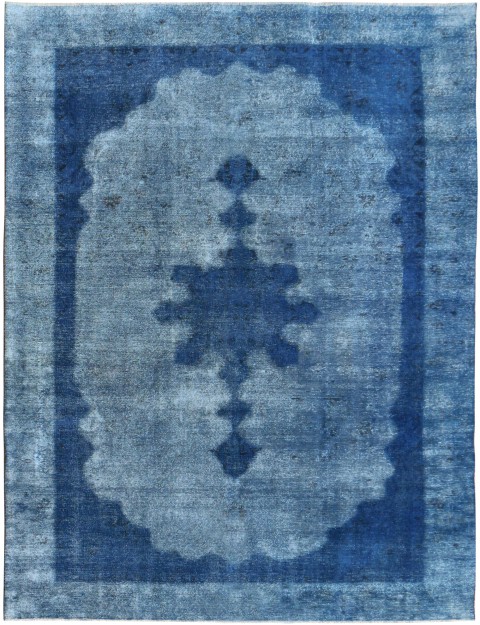 Blau Persien Vintage Perserteppich 389 x 267 cm