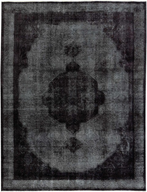 Schwarz Persien Vintage Perserteppich 376 x 278 cm