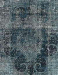 Bleu Persan Tapis Vintage 375 x 290 cm - view 1