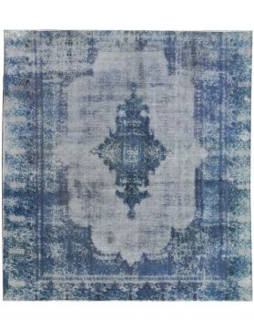 Square Vintage Carpet  blue <br/>270 x 242 cm