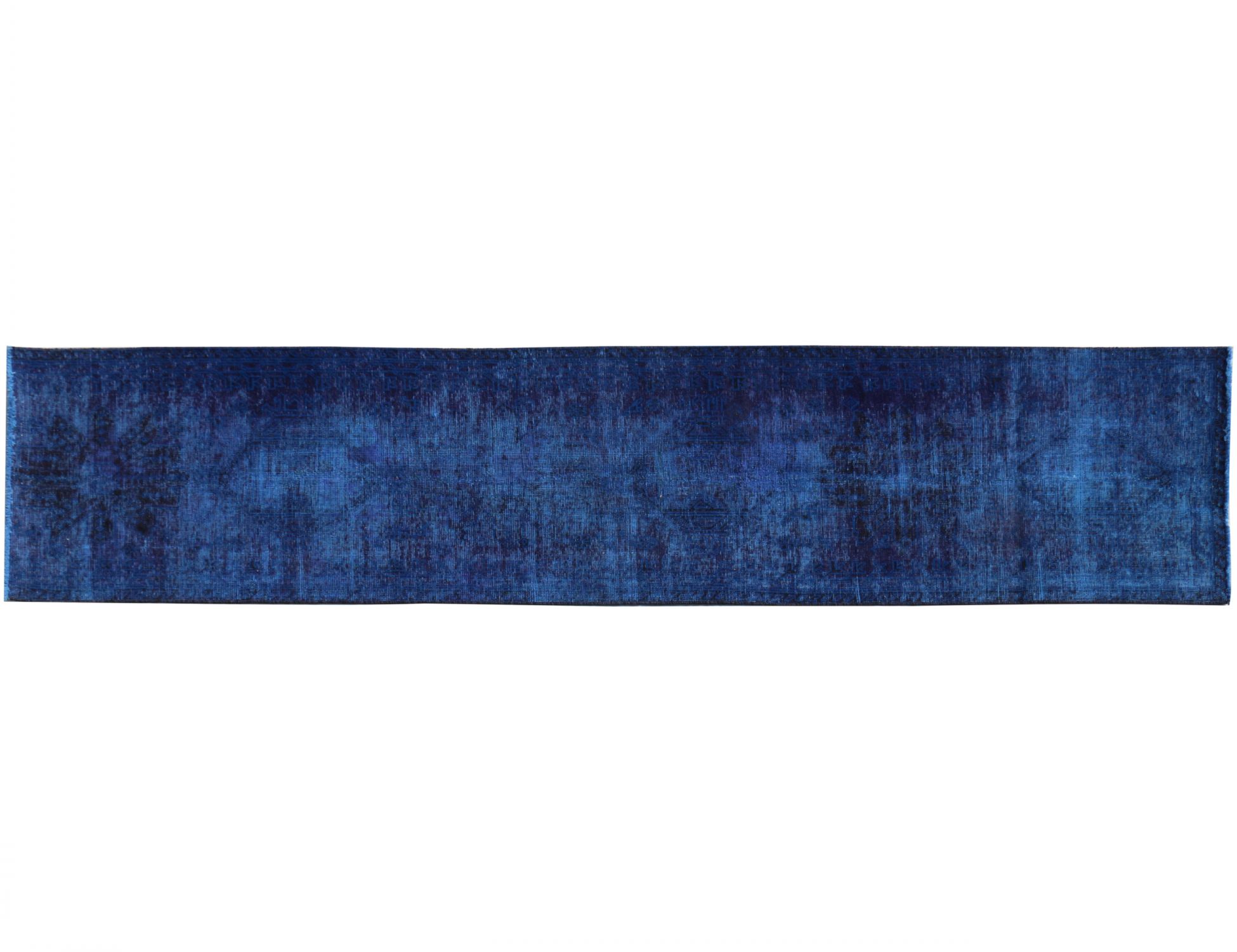 Vintage Tapijt  blauw <br/>368 x 78 cm