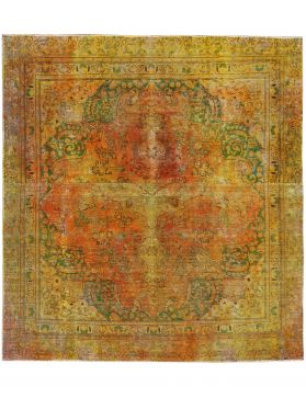 Quadrat Vintage Perserteppich  gelb <br/>212 x 198 cm