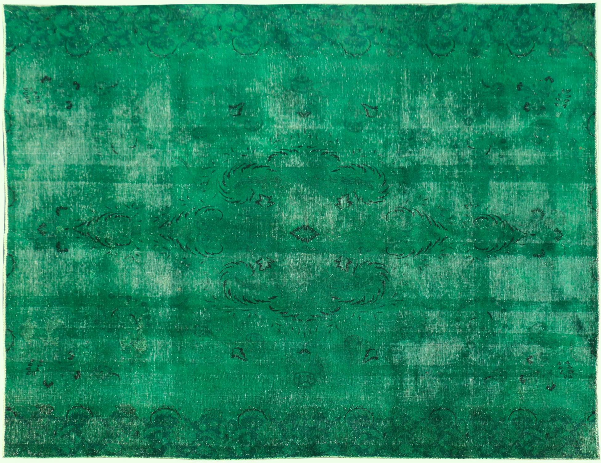 Vintage Perserteppich  grün <br/>314 x 259 cm