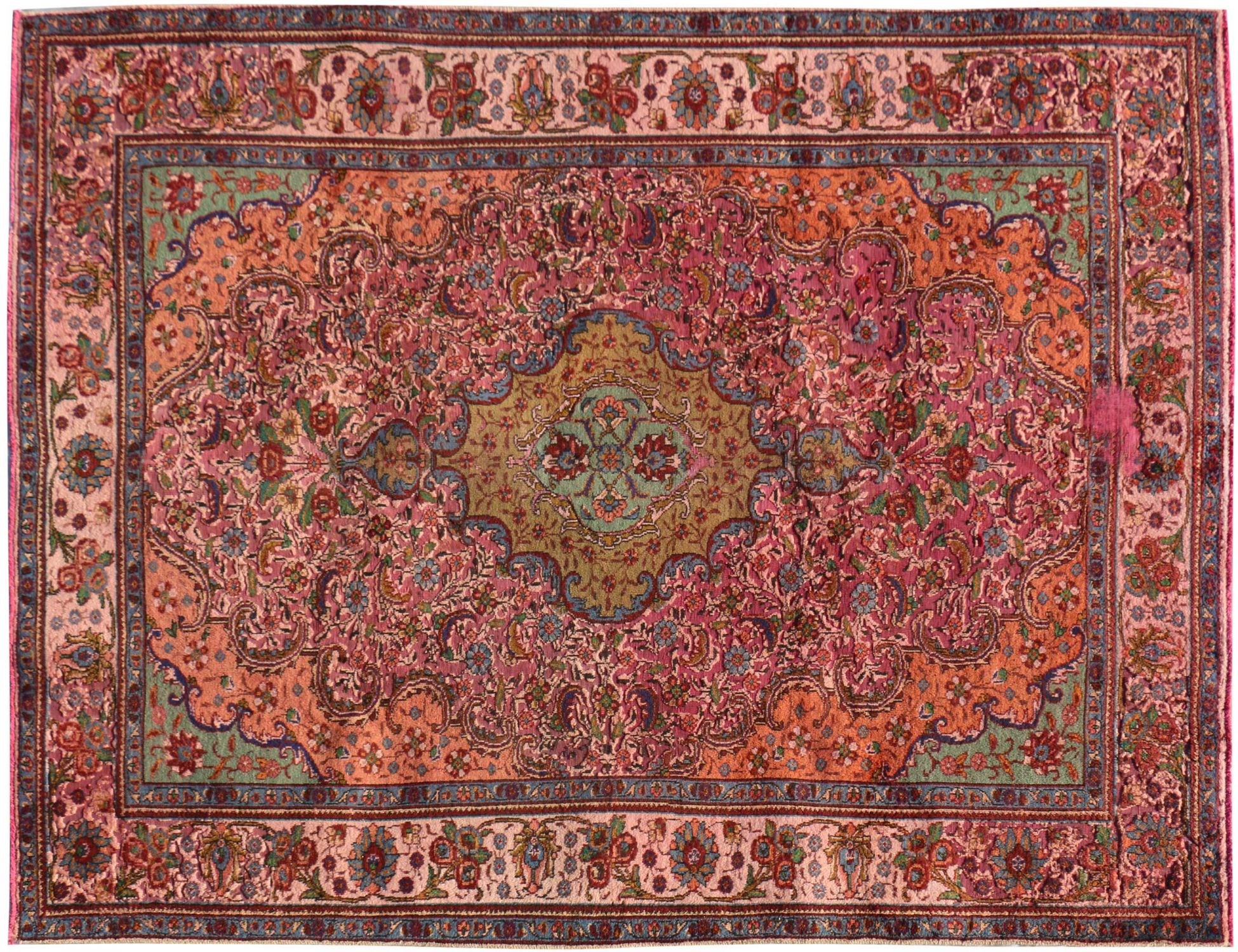 Retro Perserteppich  rosa <br/>300 x 207 cm