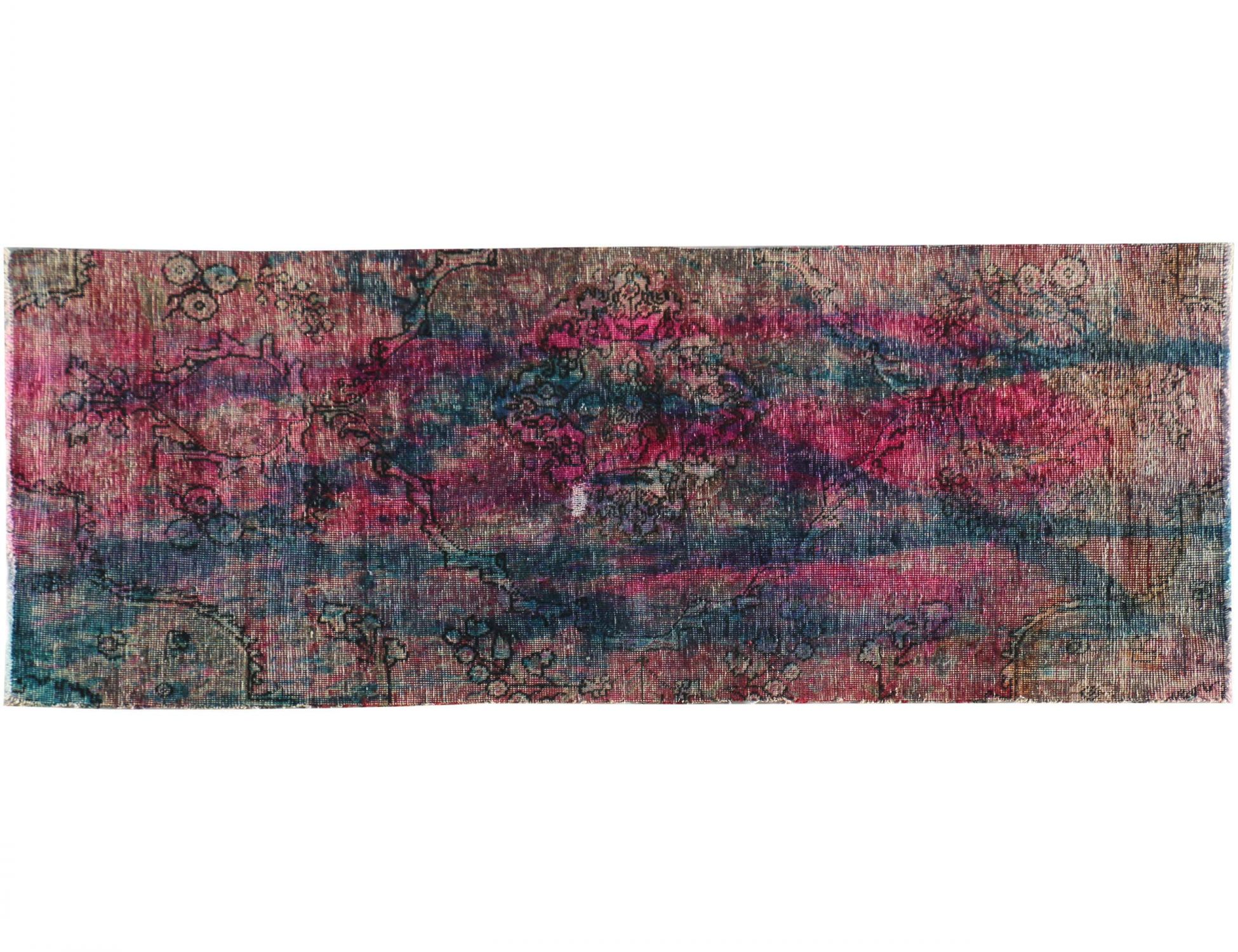 Vintage Matta  blå <br/>210 x 85 cm