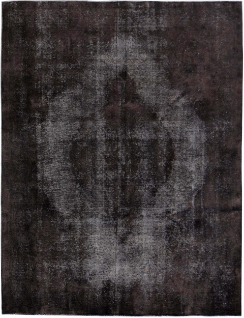 Schwarz Persien Vintage Perserteppich 365 x 280 cm