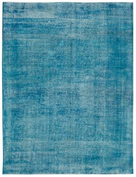 Vintage Teppich 357 X 190 blau