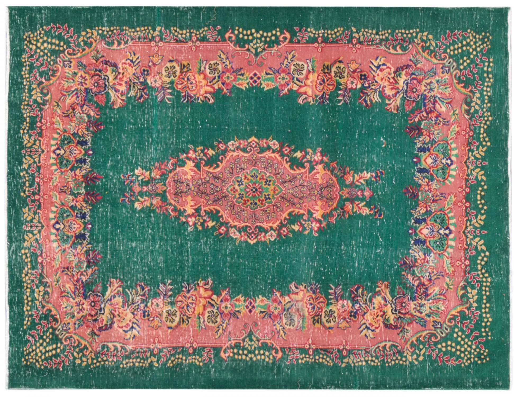  Vintage Tapis  vert <br/>299 x 198 cm