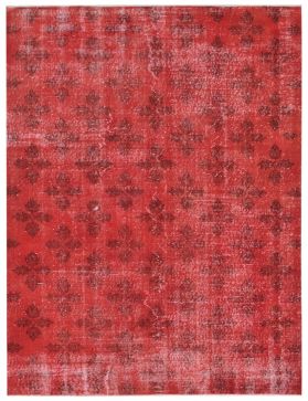 Alfombra vintage 234 X 148 rojo