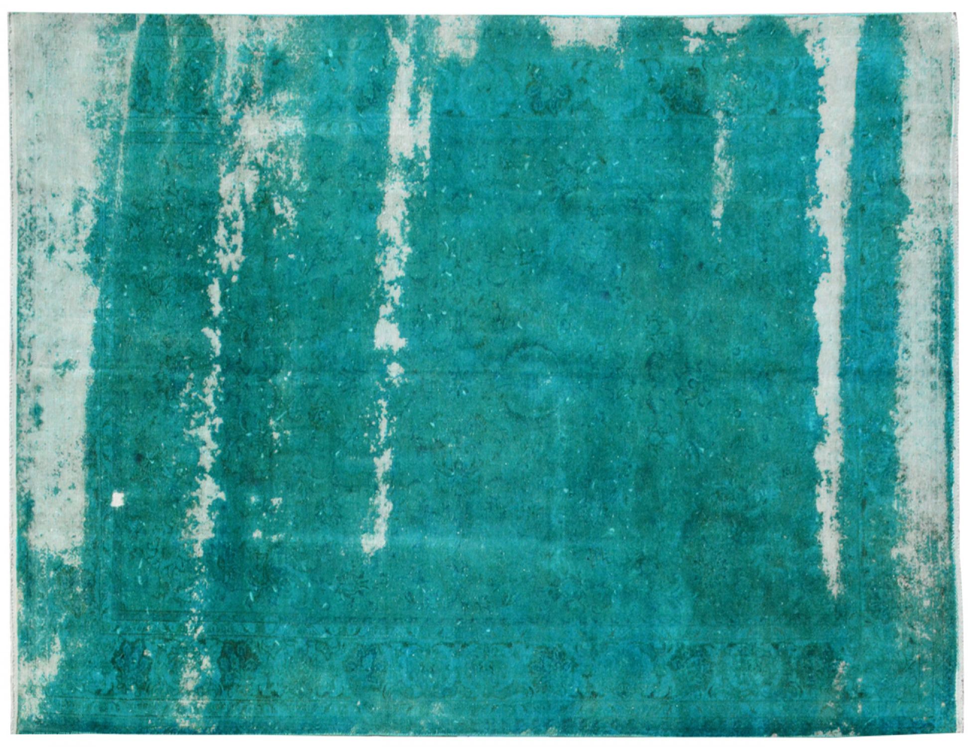 Vintage Teppich  grün <br/>300 x 197 cm