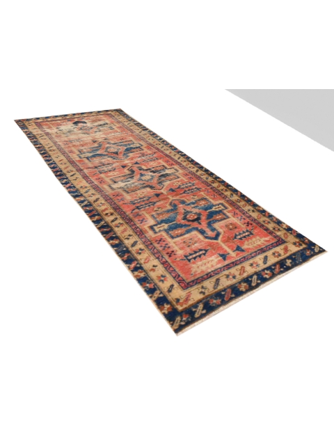 Beige Persia Alfombra vintage 325 x 86 cm - view 2