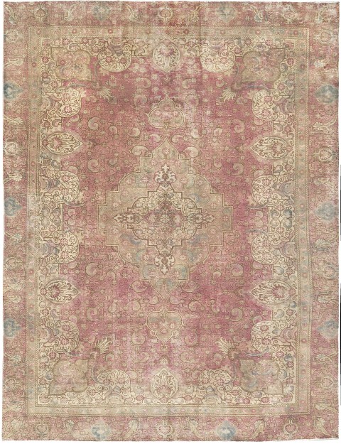 Beige Persien Vintage Teppich 468 x 297 cm