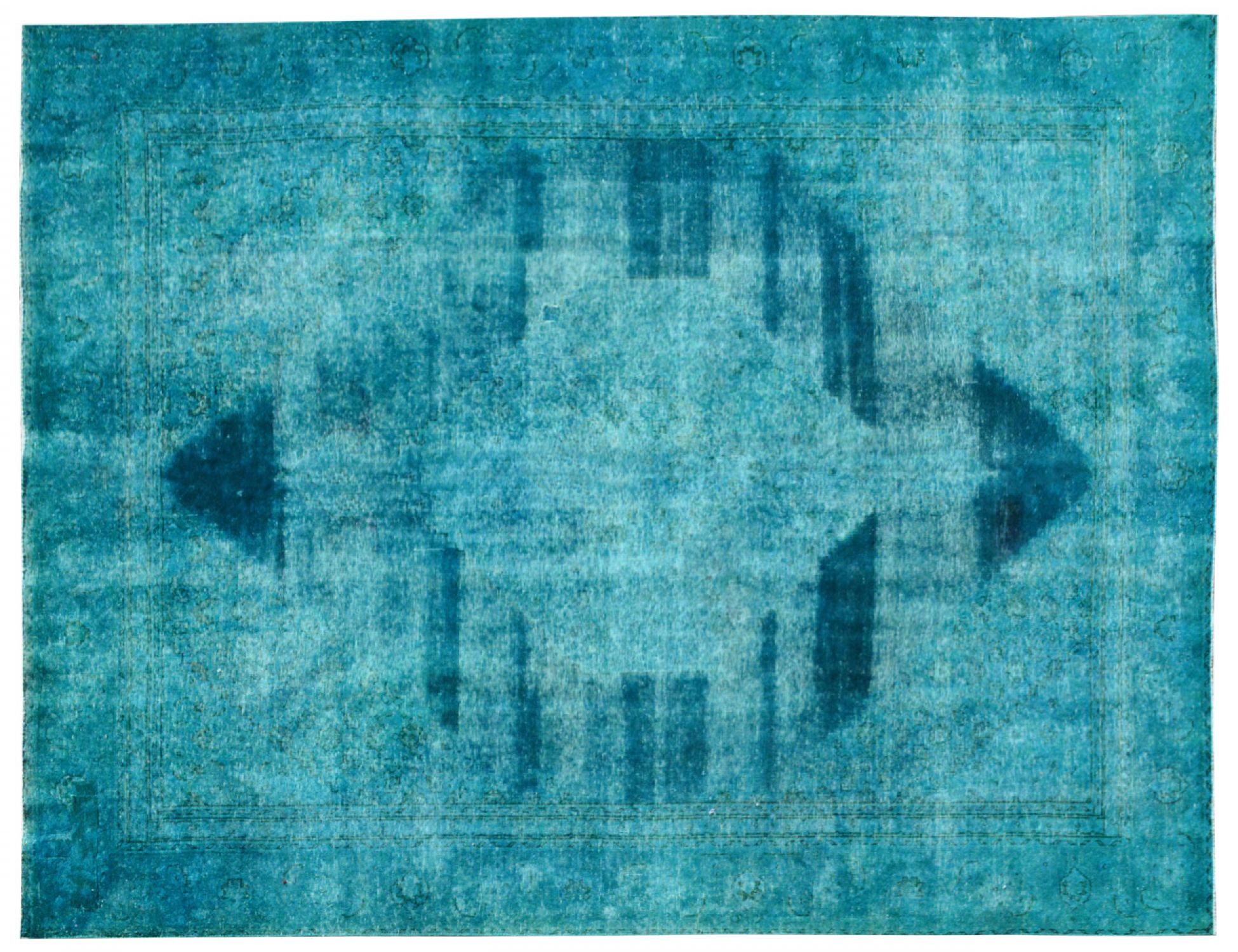 Tappeto Vintage  turchese <br/>367 x 260 cm