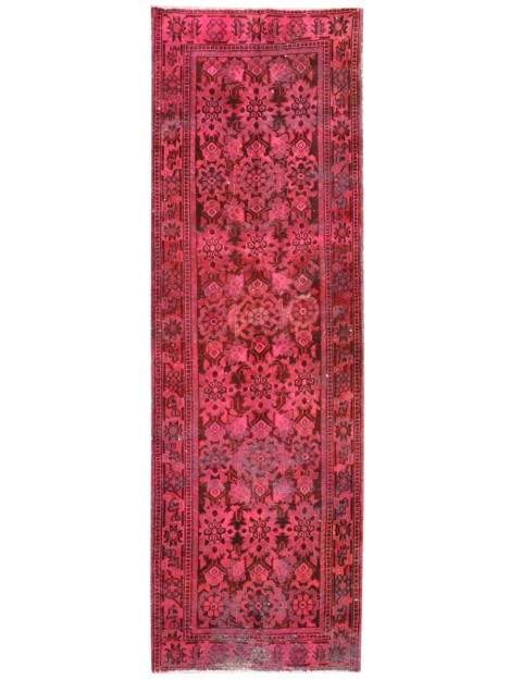 Rojo Persia Alfombra vintage  322 x 104 cm