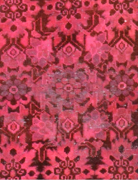 Rojo Persia Alfombra vintage  322 x 104 cm