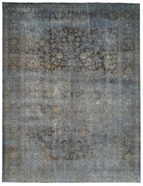  Vintage Tapis 390 X 290 bleu