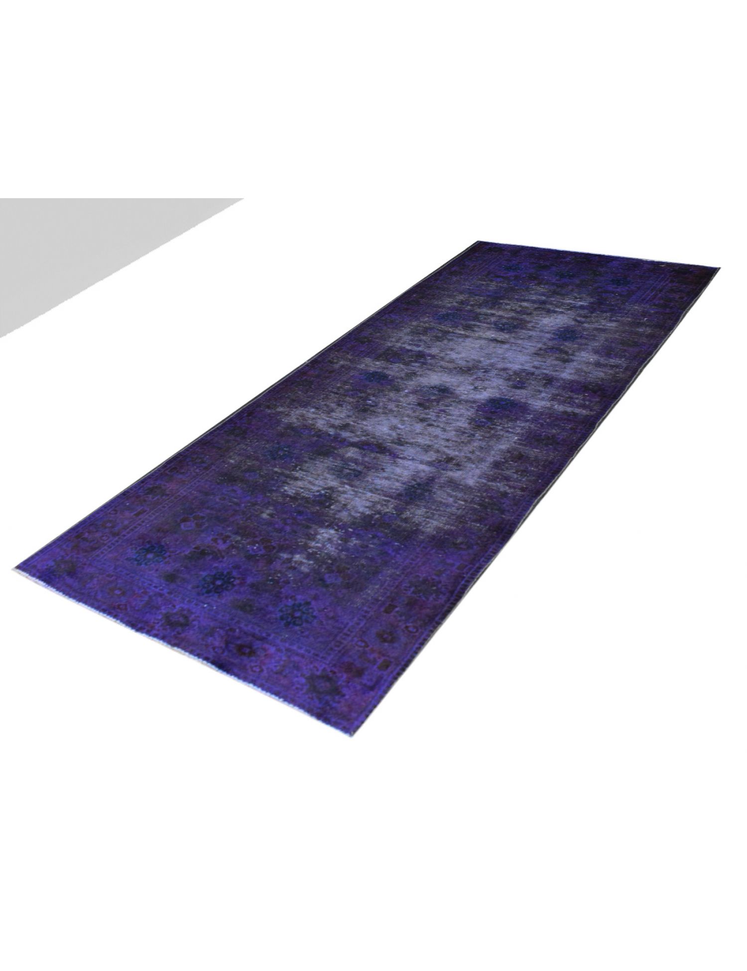 Tappeto Vintage  blu <br/>307 x 104 cm