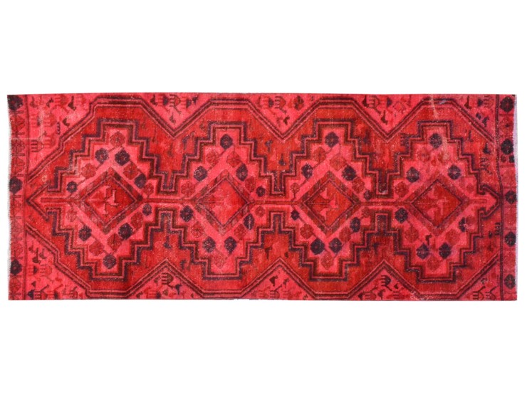 Röda Persien Vintage Matta  273 x 113 cm