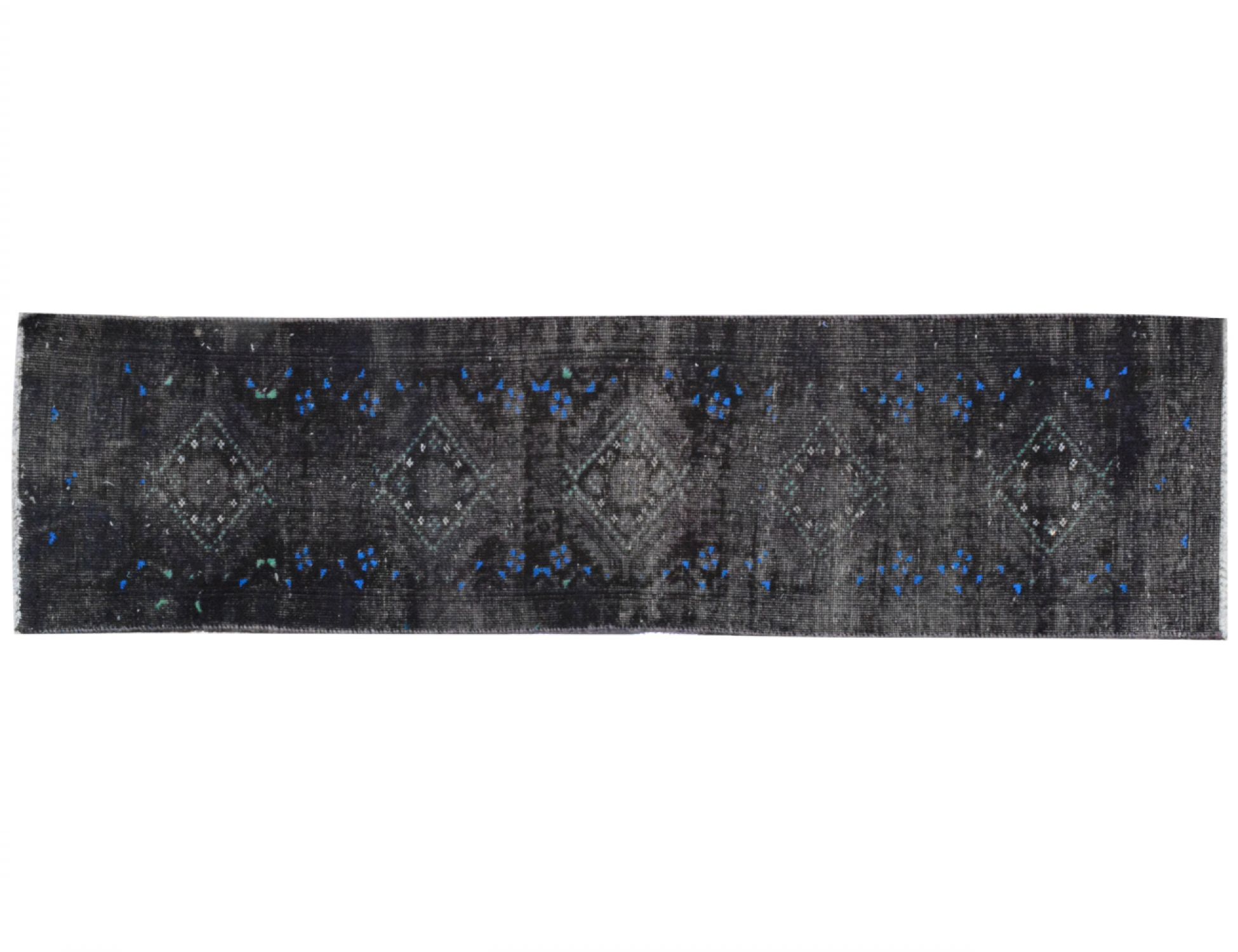 Vintage Teppich  blau <br/>186 x 46 cm