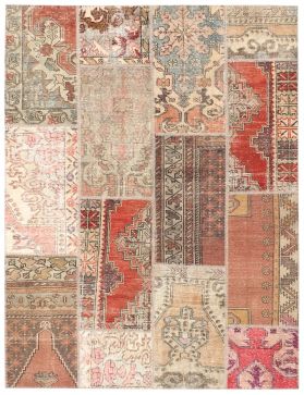 Patchwork Teppich 240 X 169 mehrfarbig