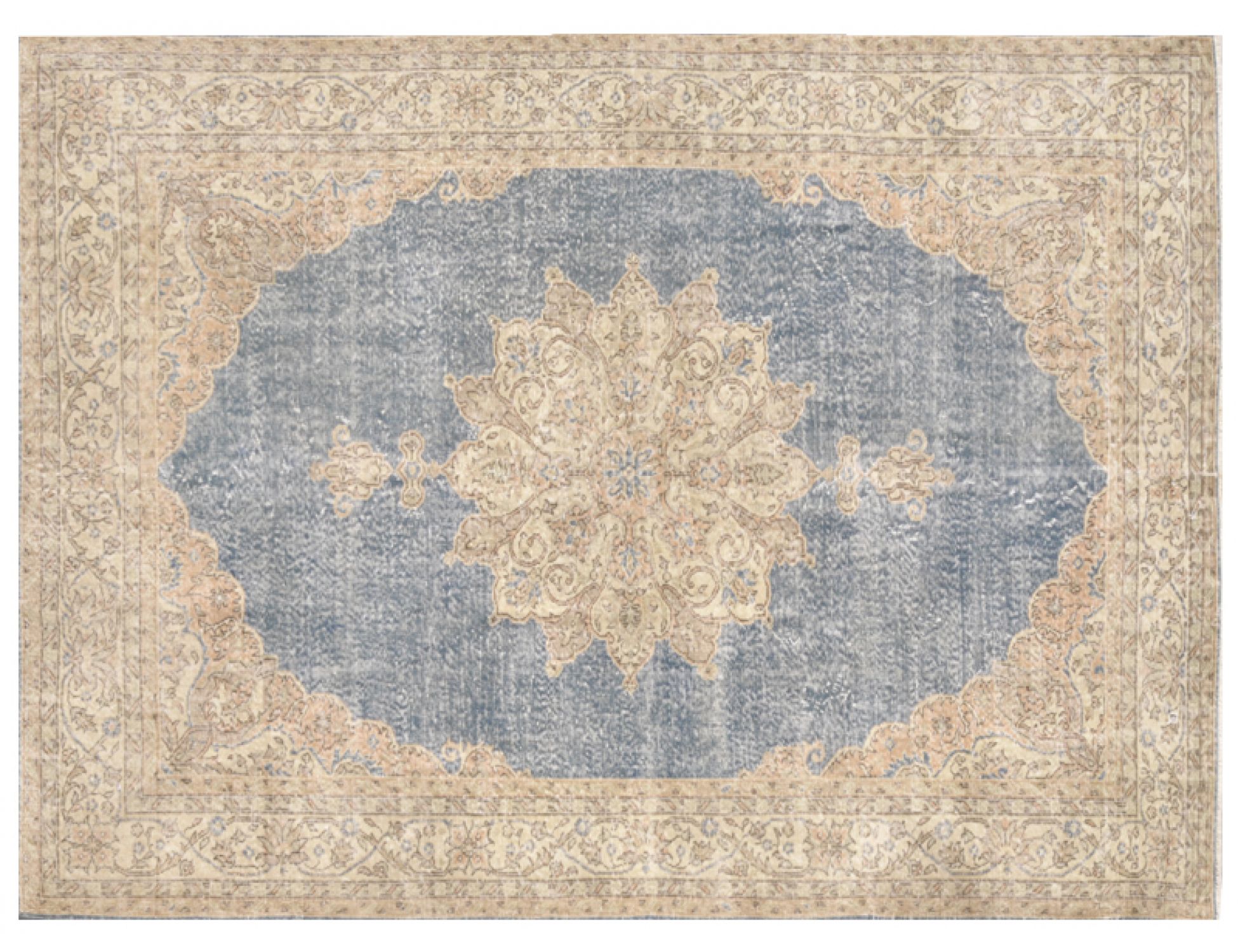 Tappeto Vintage  blu <br/>335 x 228 cm