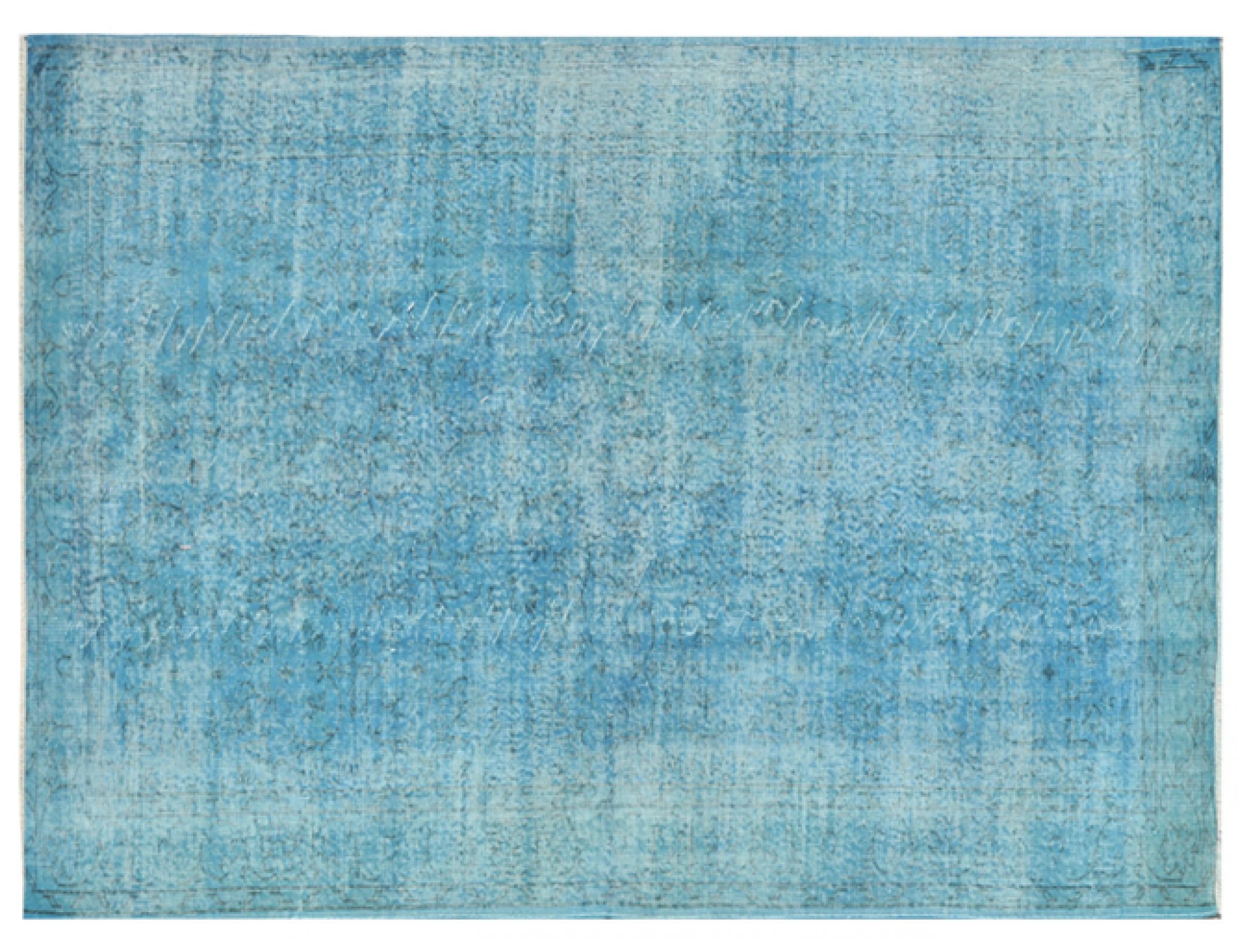 Tappeto Vintage  blu <br/>286 x 177 cm