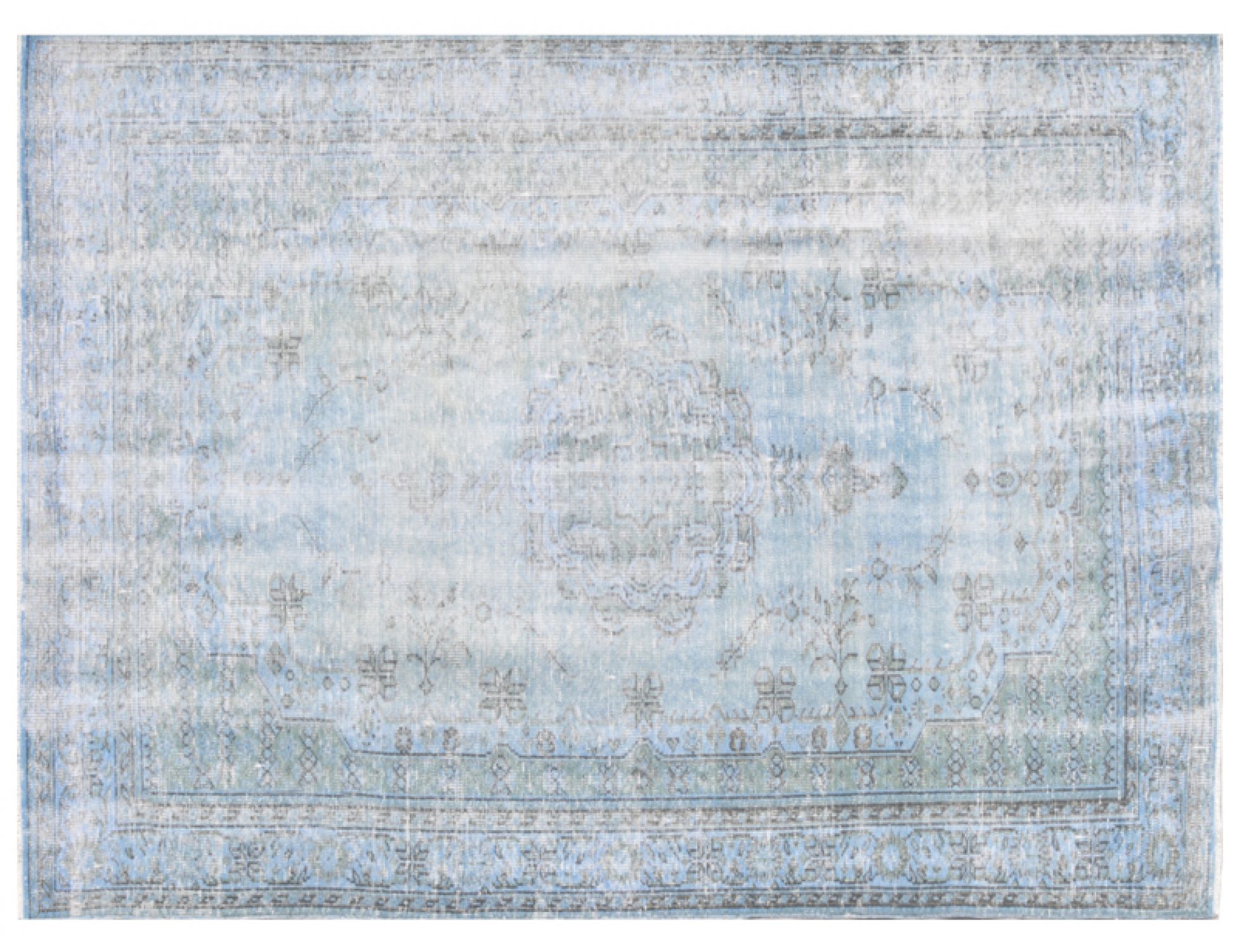 Vintage Teppe  blå <br/>300 x 183 cm