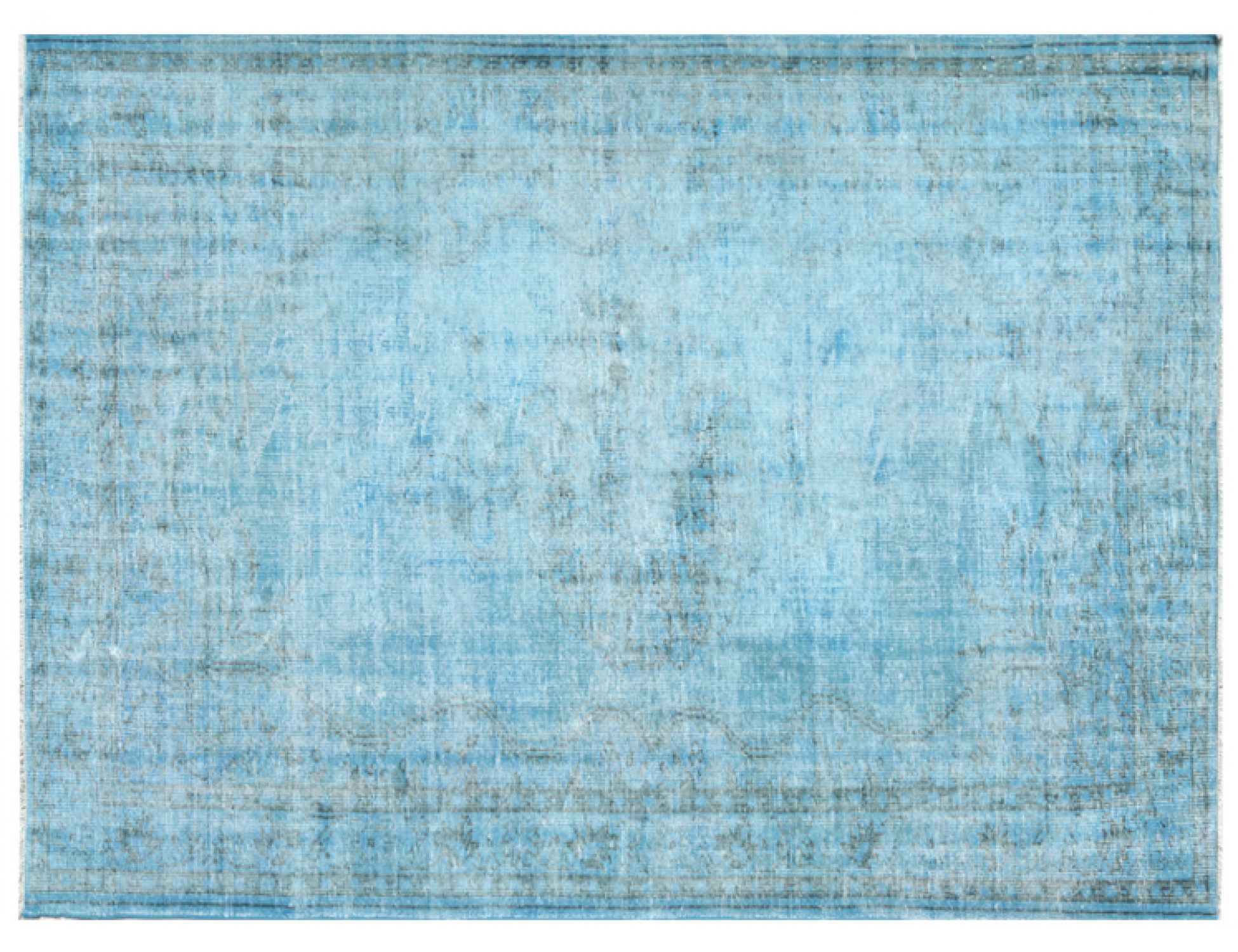  Vintage Tapis  bleu <br/>274 x 182 cm