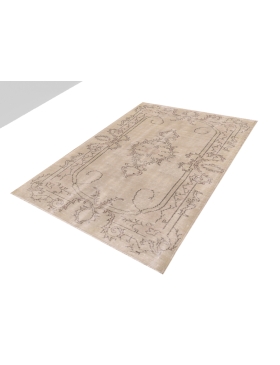 Beige Turkije Vintage Tapijt 212 x 116 cm - view 1
