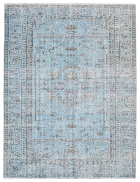 Blau Türkei Vintage Teppich 276 x 172 cm