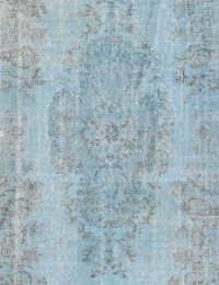 Blå Turkiet Vintage Matta  276 x 172 cm