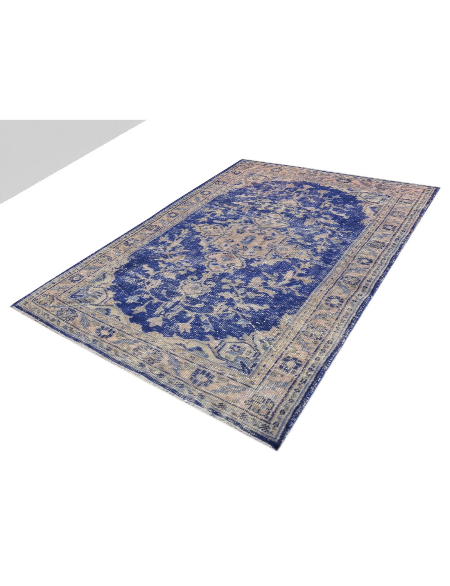  Vintage Tapijt  blauw <br/>174 x 104 cm