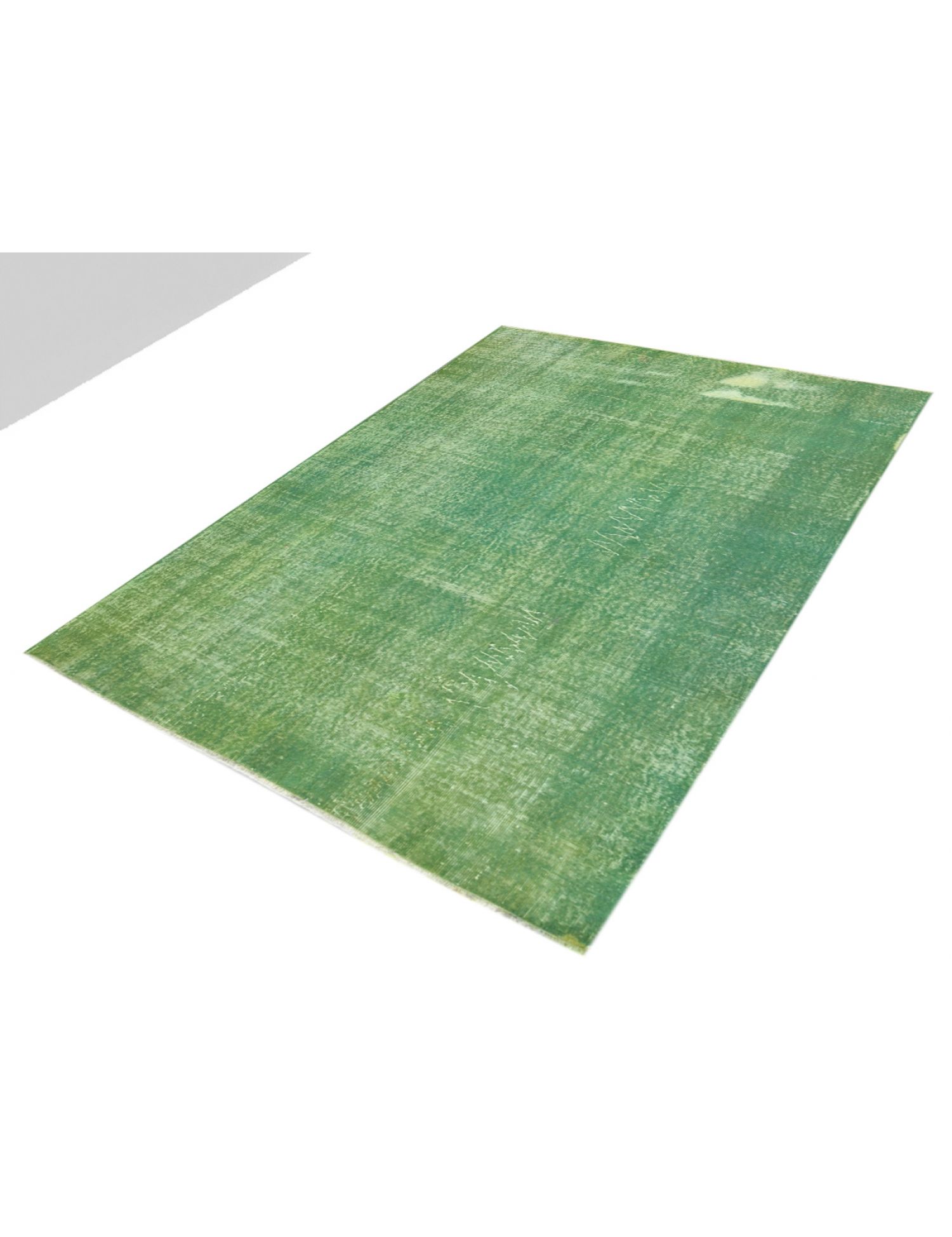 Green  Turkey Vintage Carpet  227 x 159 cm - Unique Handmade Carpet