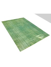 Grön Turkiet Vintage Matta  227 x 159 cm