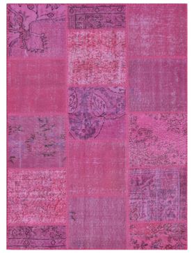 Patchwork Carpet 177 X 118 violetti