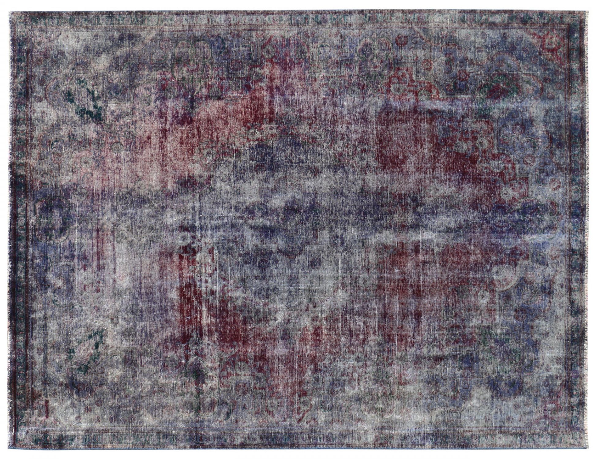 Alfombra vintage  azul <br/>310 x 214 cm