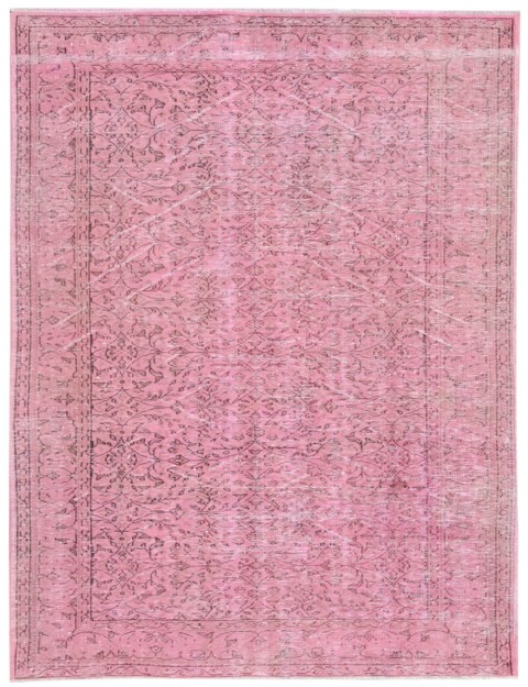 Lila Türkei Vintage Teppich 266 x 190 cm